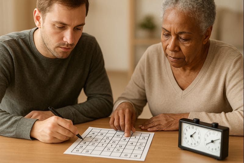 Strategic use of hints to prevent mental block